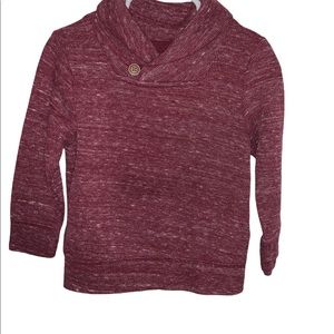 Two Old Navy 2T sweaters. Great condition. One is Navy and the other maroon.